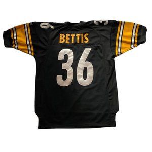 Reebok Black NFL Pittsburgh Steelers Jerome Bettis #36 Home Jersey Mens Size 50